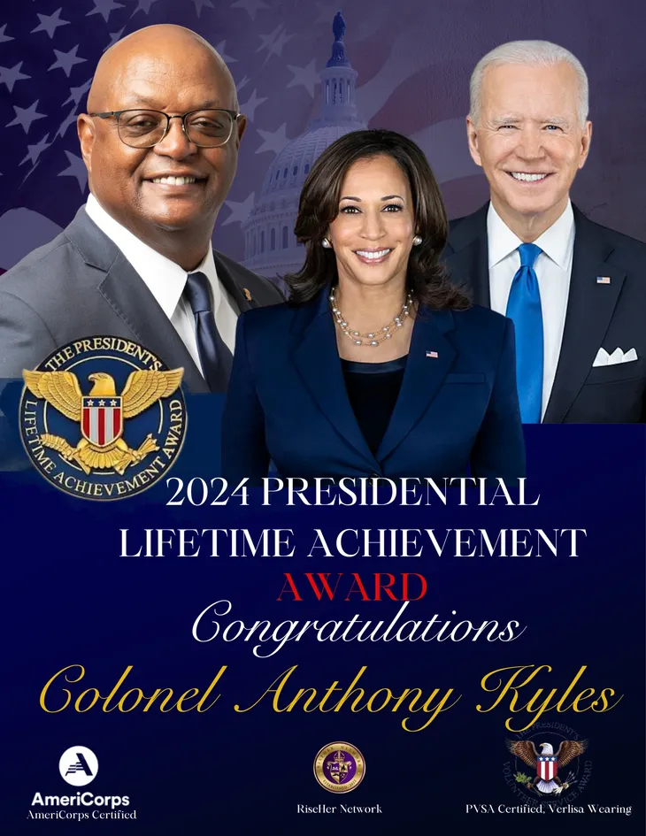 A Lifetime of Service: Honoring Colonel Anthony Kyles, 2024 Presidential Lifetime Achievement Award Recipient